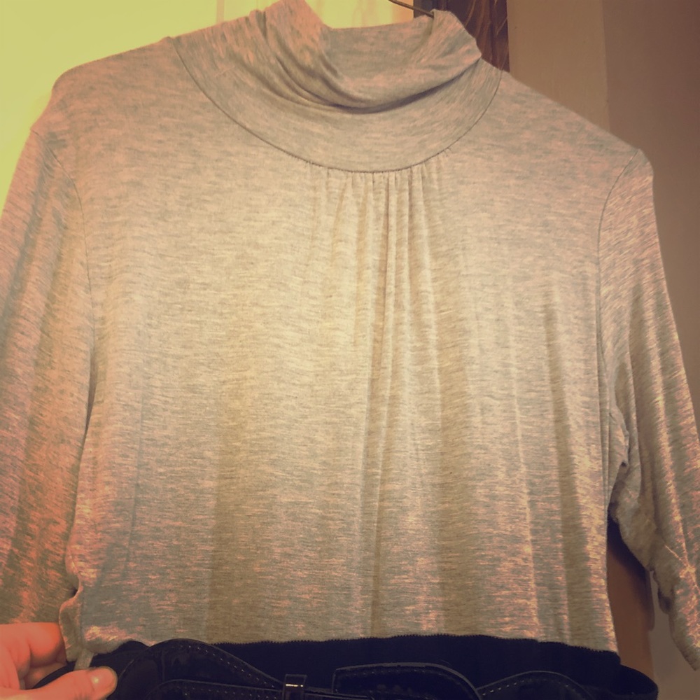 Fitted High neck Dress